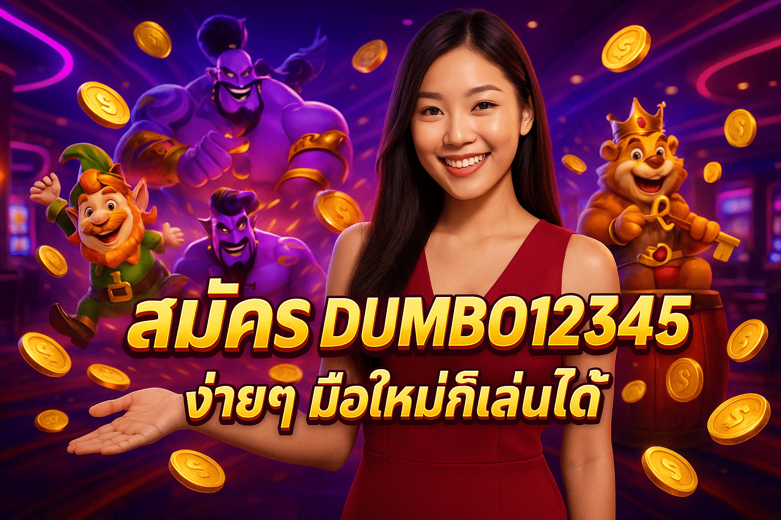 สมัคร DUMBO12345 ง่ายๆ มือใหม่ก็เล่นได้