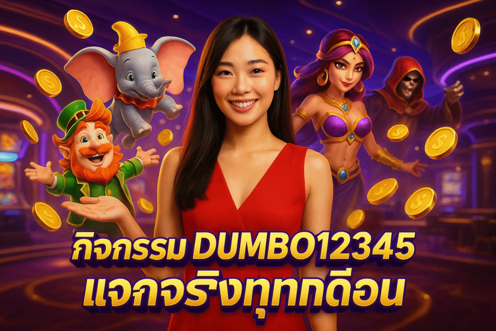 กิจกรรม DUMBO12345 แจกจริงทุกเดือน