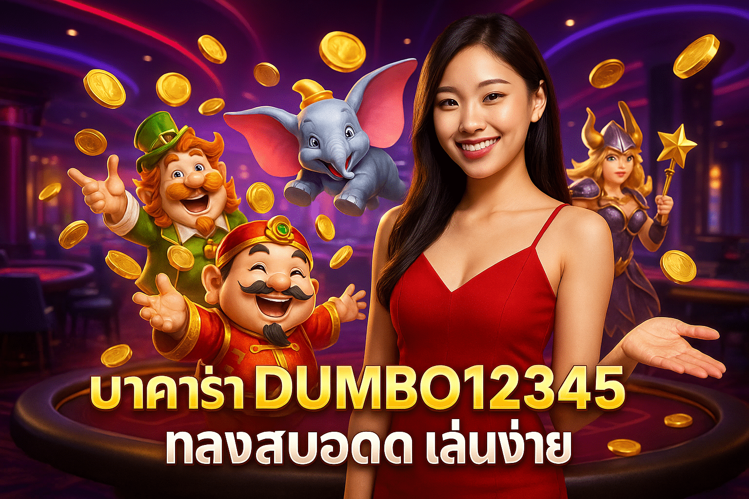 บาคาร่า DUMBO12345 ถ่ายทอดสด เล่นง่าย